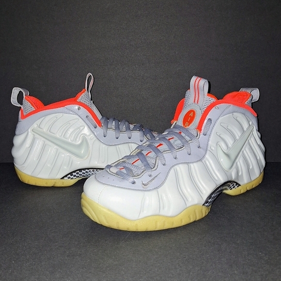 NIKE AIR FOAMPOSITE PRO PREMIUM "PURE PLATINUM" Men's Size 9.5 - Picture 5 of 14